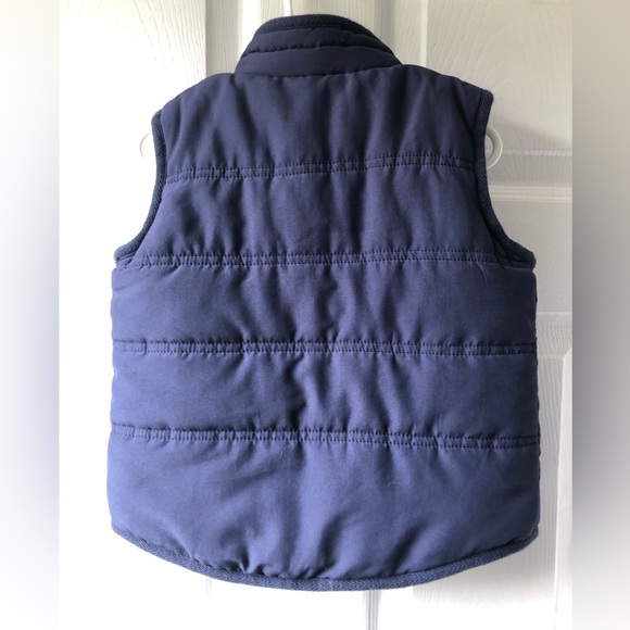 Unisex Classic Blue Puffer Vest (24m) Boys & Girls - Picture 2 of 3